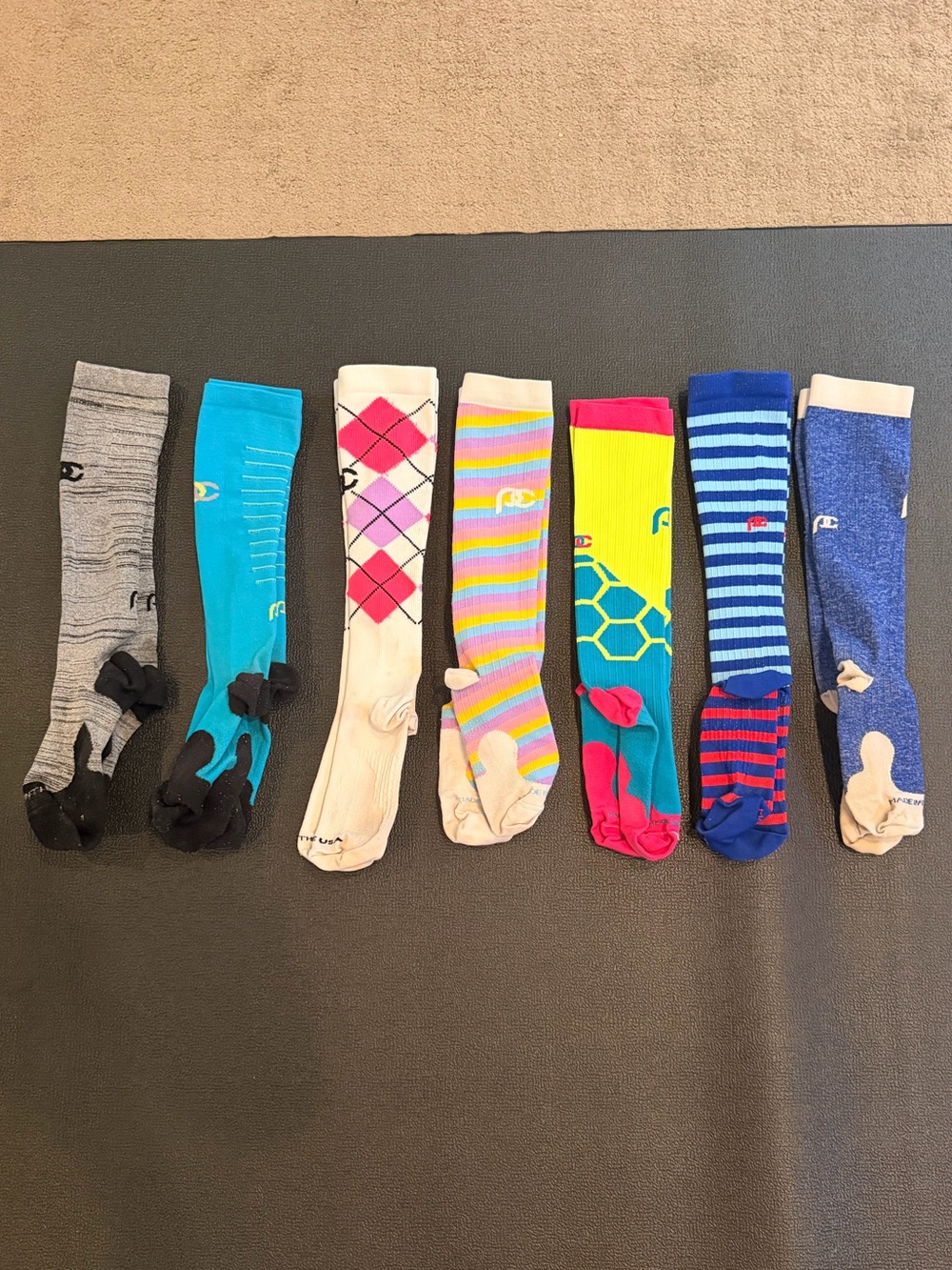 ProCompression sock lot of 7 small/med